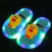 Kid's Cartoon Pattern Luminous LED Slippers