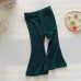 【18M-10Y】Girls Fashionable Solid Color Flared Pants