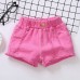 【18M-13Y】Girl Summer Casual Multicolor Ripped Washed Denim Shorts