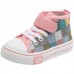 Unisex Kids Plaid Canvas Shoes