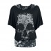 Women's niche printed two-piece short-sleeved T-shirt HE1613-02-01