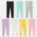 【18M-9Y】Girl Casual Solid Color Multicolor Elastic Leggings